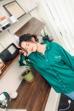 Boyfriend's Shirt Loose Fit Button Shirt - Unisex Embroidery - Gummy Club Official - Blue - Blue
