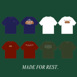 COUCH CLUB T-Shirt Collection by The Gummy Club| Oversized/Unisex Relaxed Fit Cotton Tee | - Gummy Club Official -  - White Couch Tee - White Couch Tee