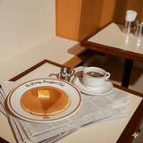 The Gummy Breakfast Club Vintage Ceramic Plate | Aesthetic Retro Dining Ware | 10 - inch Dessert & Breakfast Plate - Gummy Club Official -  - 